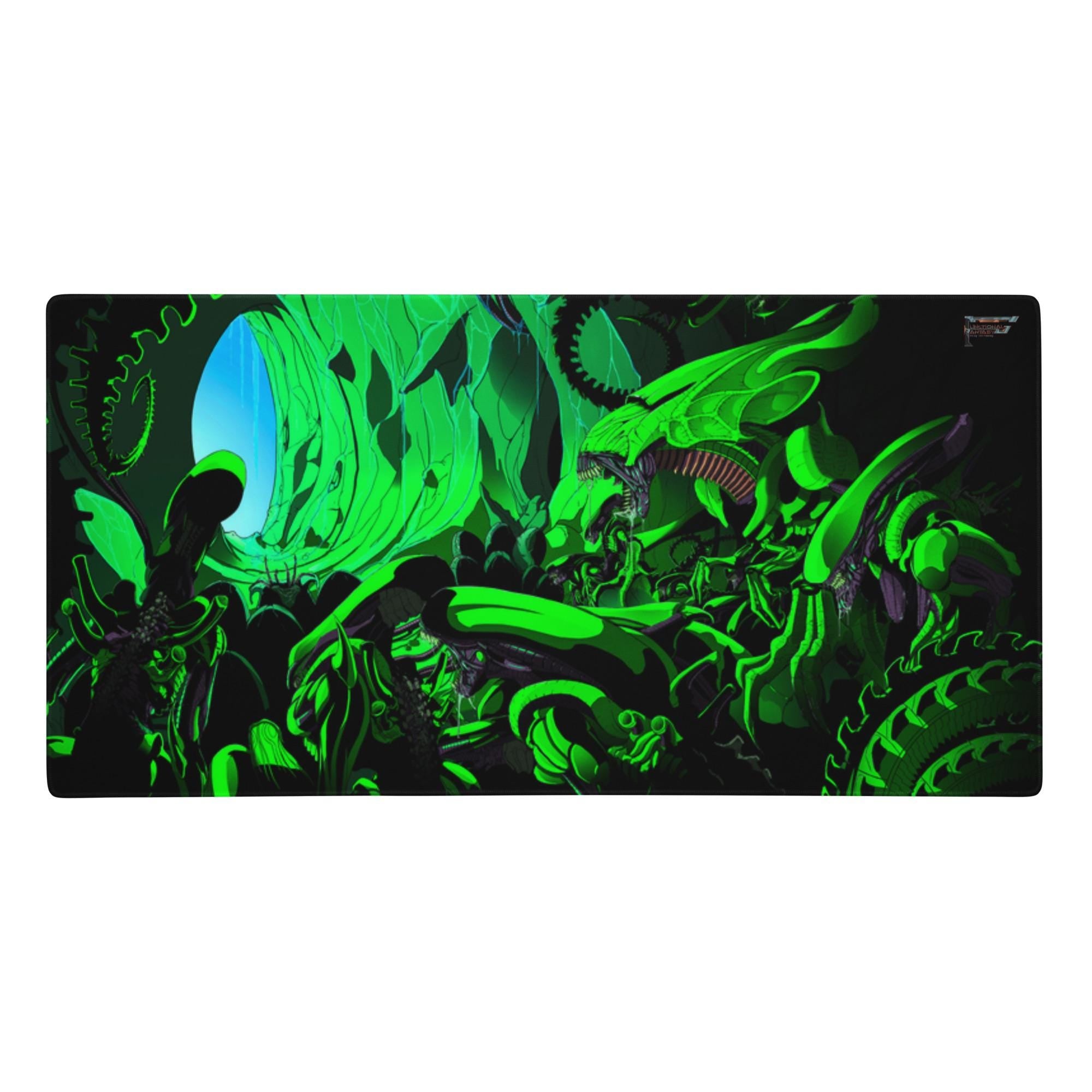 The Hive - Aliens Gaming mat (Green)