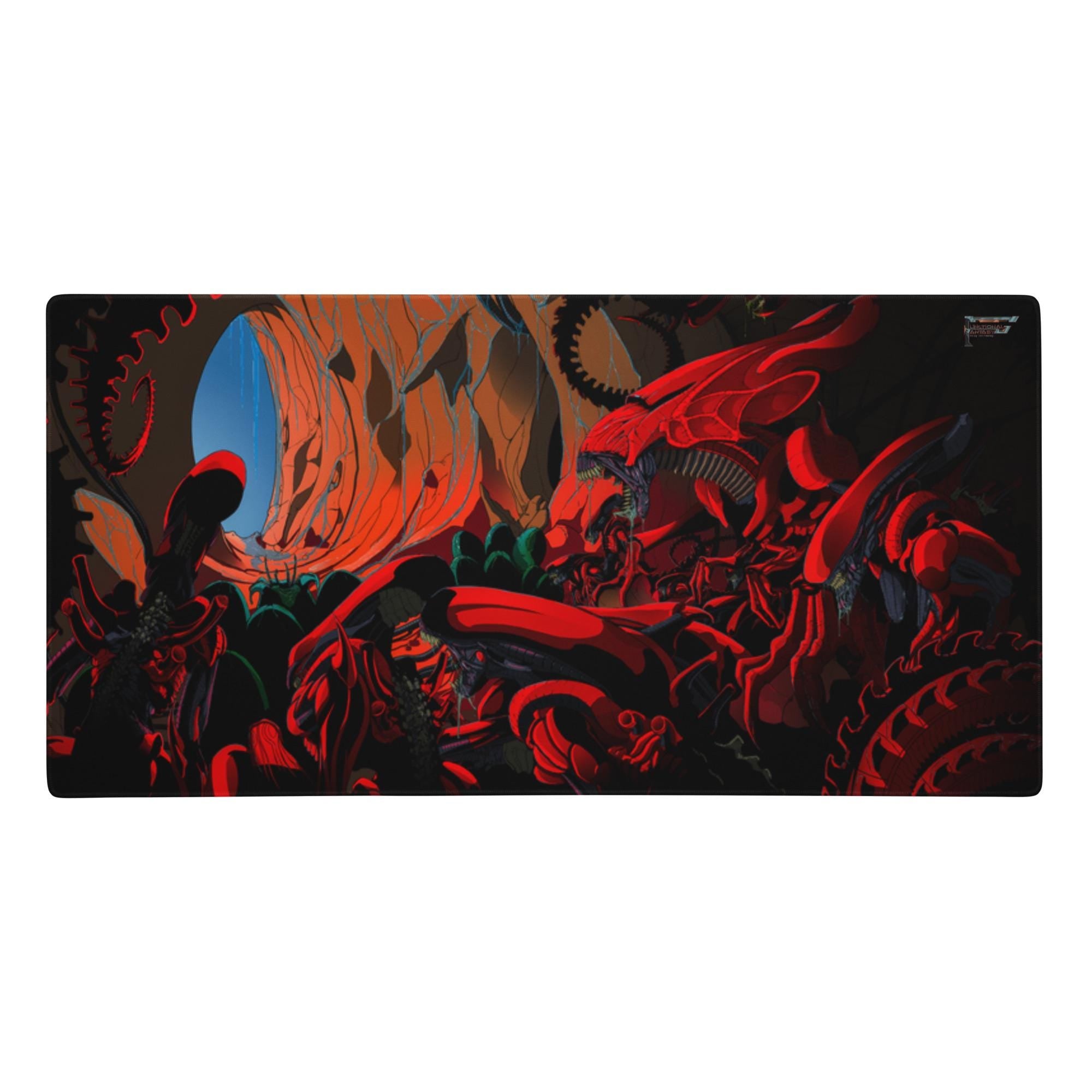 The Hive - Aliens Gaming mat (Red)
